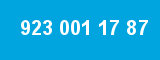 923 001 17 87